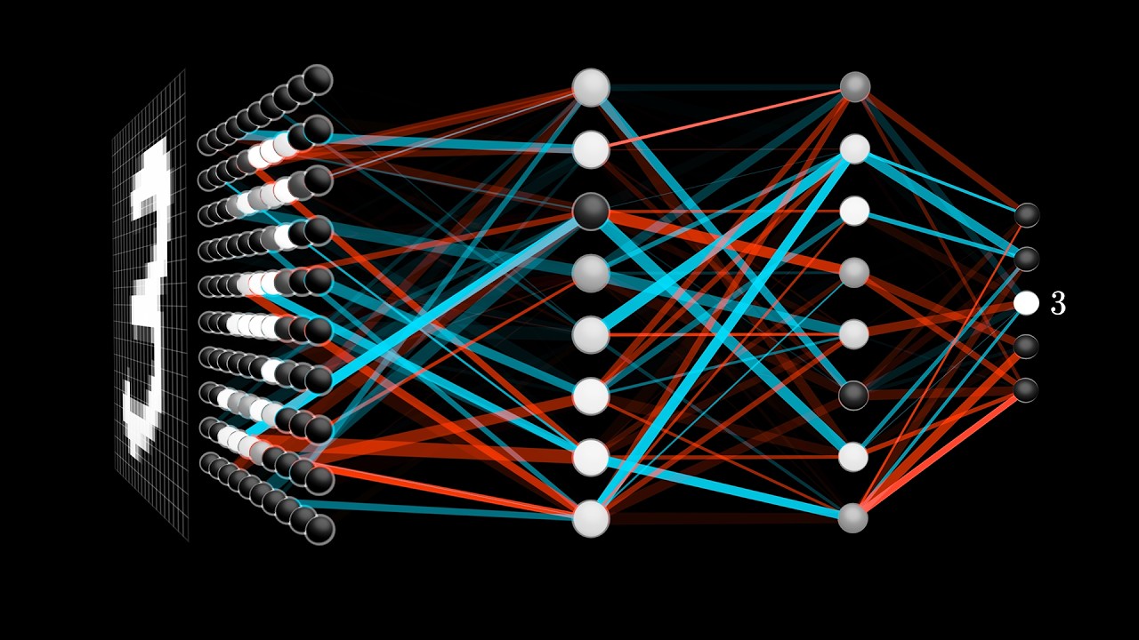 Thumbnail of 3Blue1Brown's neural networks video series