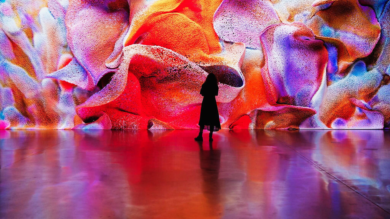Artwork from Refik Anadol's Art of Intelligence project